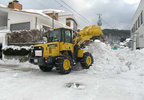 除雪作業状況