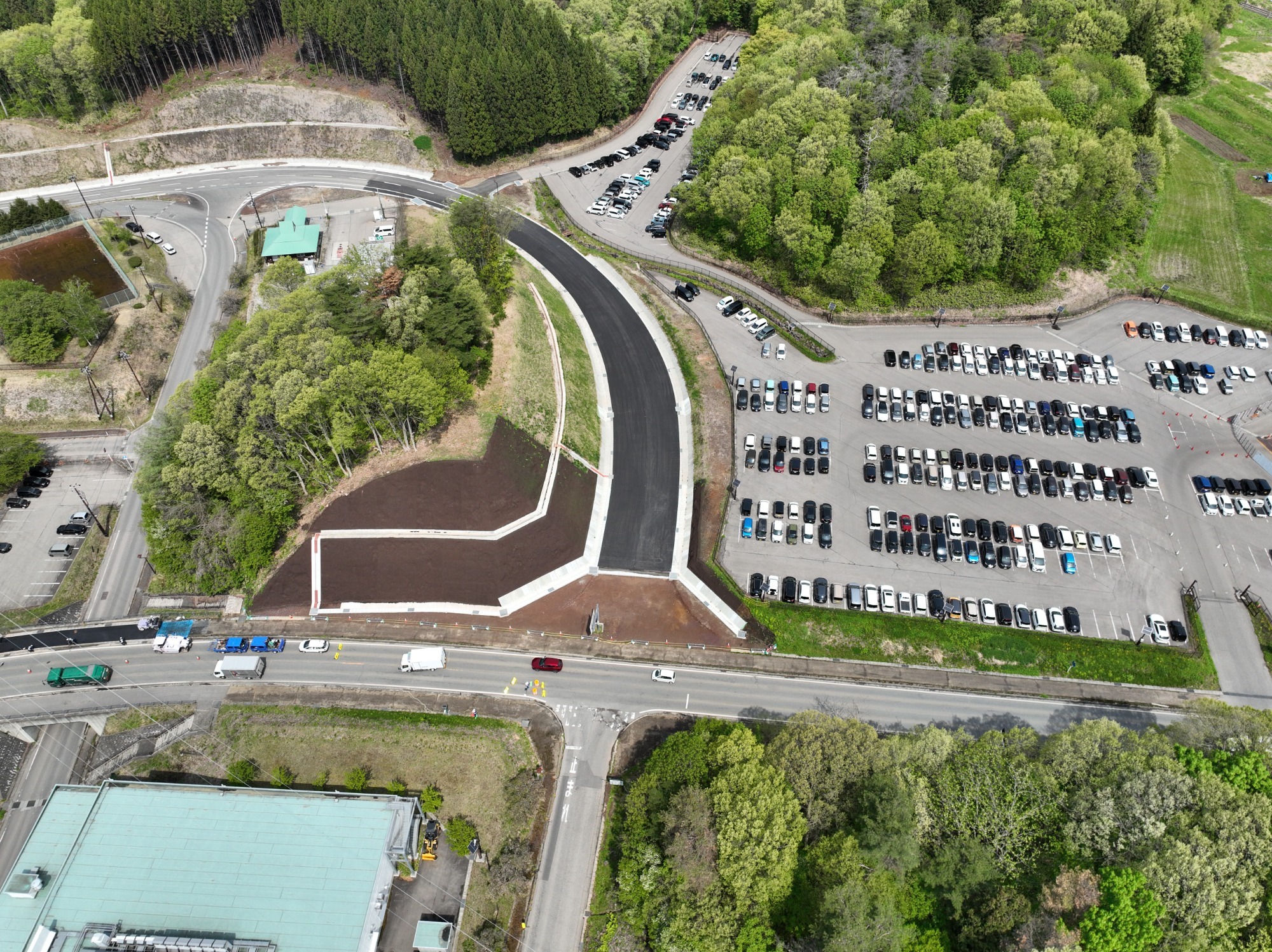 町道磐梯大谷線道路改良舗装工事